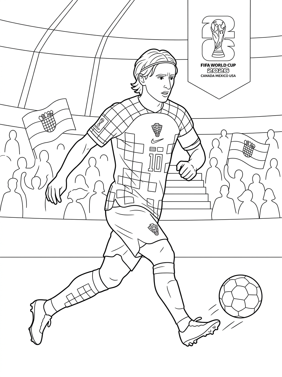 Coppa del Mondo FIFA 2026 6 Coppa del Mondo FIFA 2026 da stampare e colorare gratis