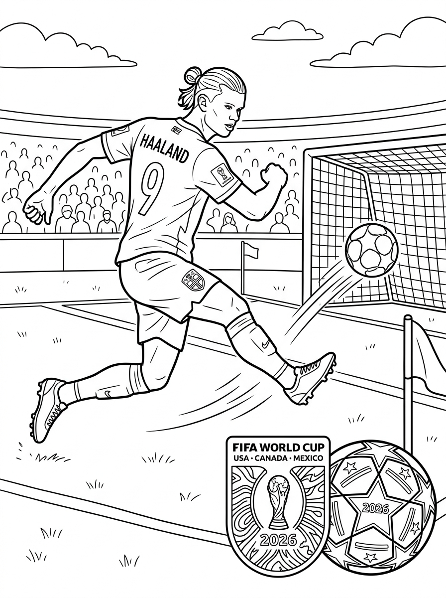Coppa del Mondo FIFA 2026 16 Coppa del Mondo FIFA 2026 da stampare e colorare gratis 1