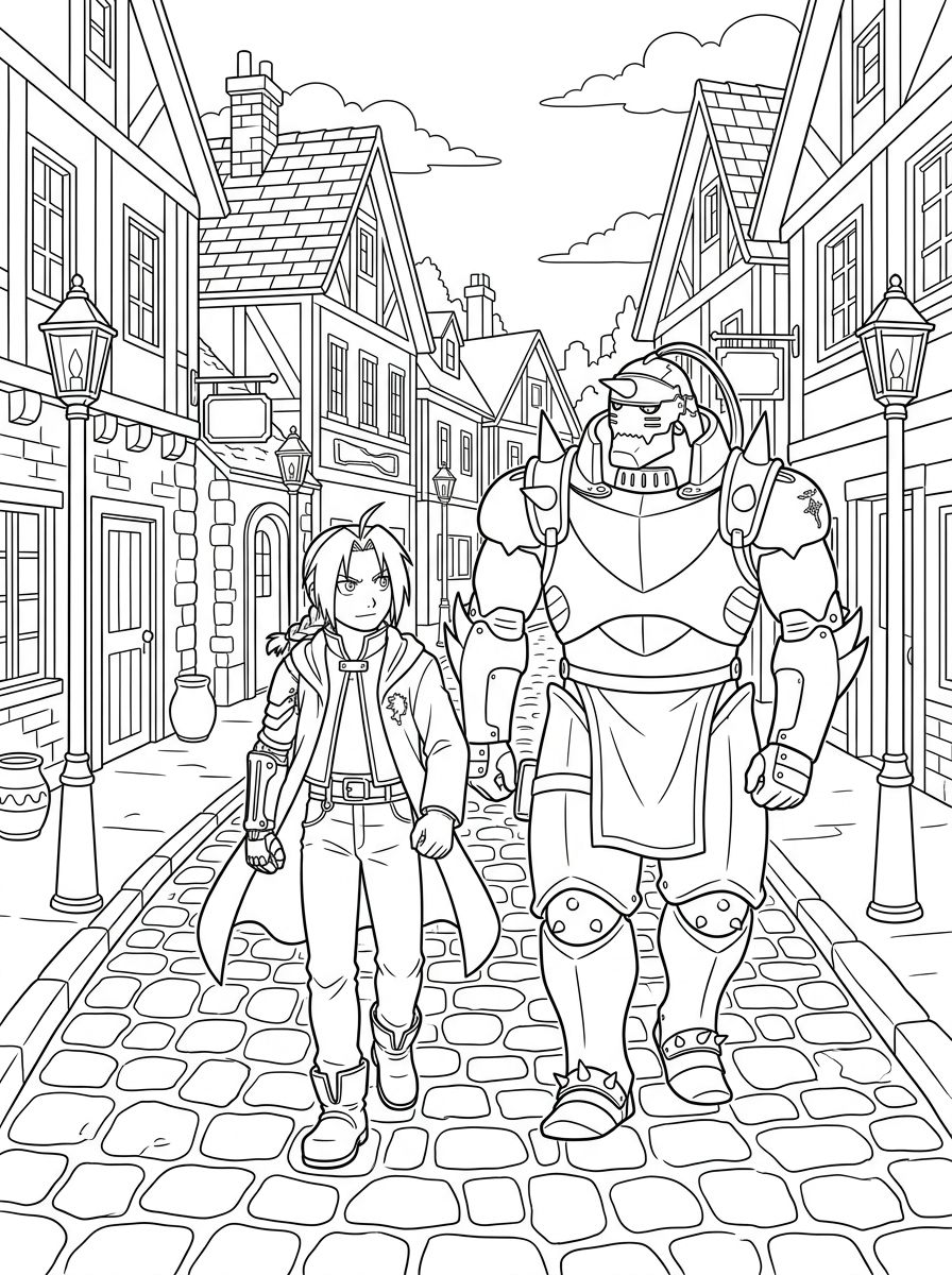 Fullmetal Alchemist 14 disegni da stampare e colorare Fullmetal Alchemist
