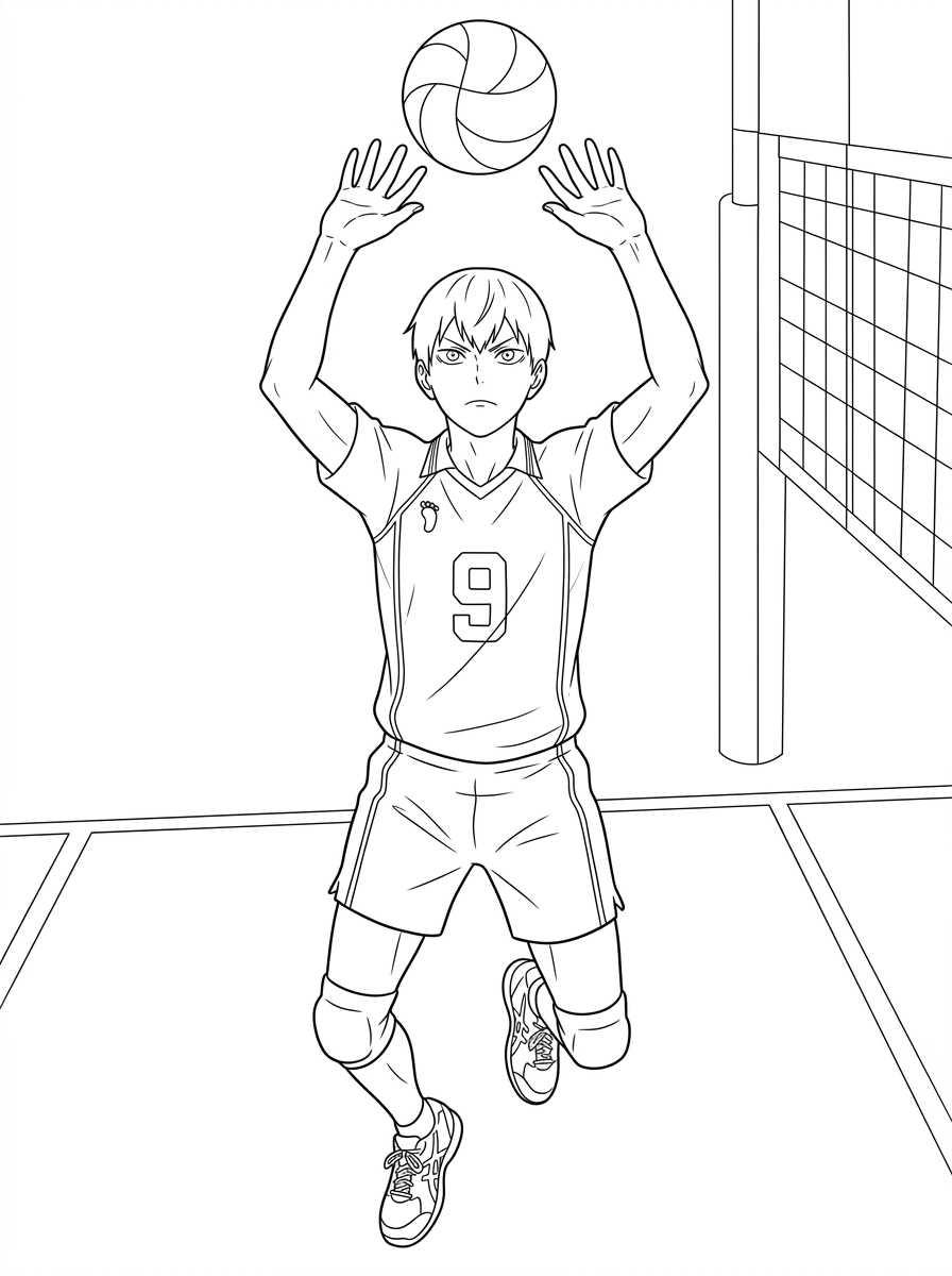 immagini da stampare e colorare di Haikyuu