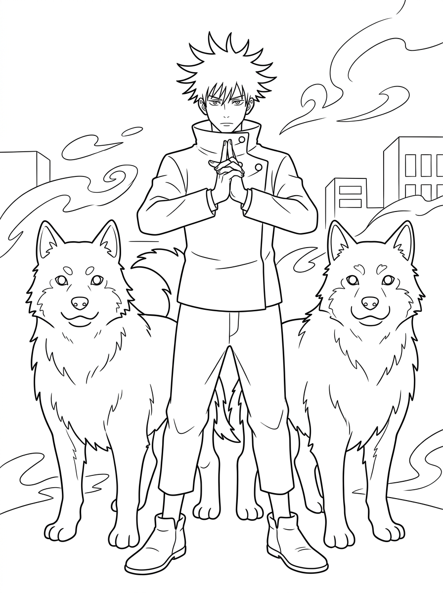 Jujutsu Kaisen 10 Jujutsu Kaisen da colorare a4
