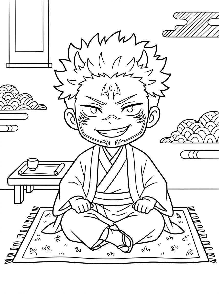 Jujutsu Kaisen 21 disegni Jujutsu Kaisen da colorare online