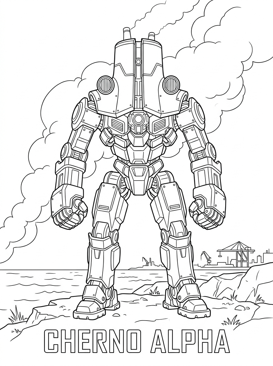 Pacific Rim 21 immagini da colorare di Pacific Rim