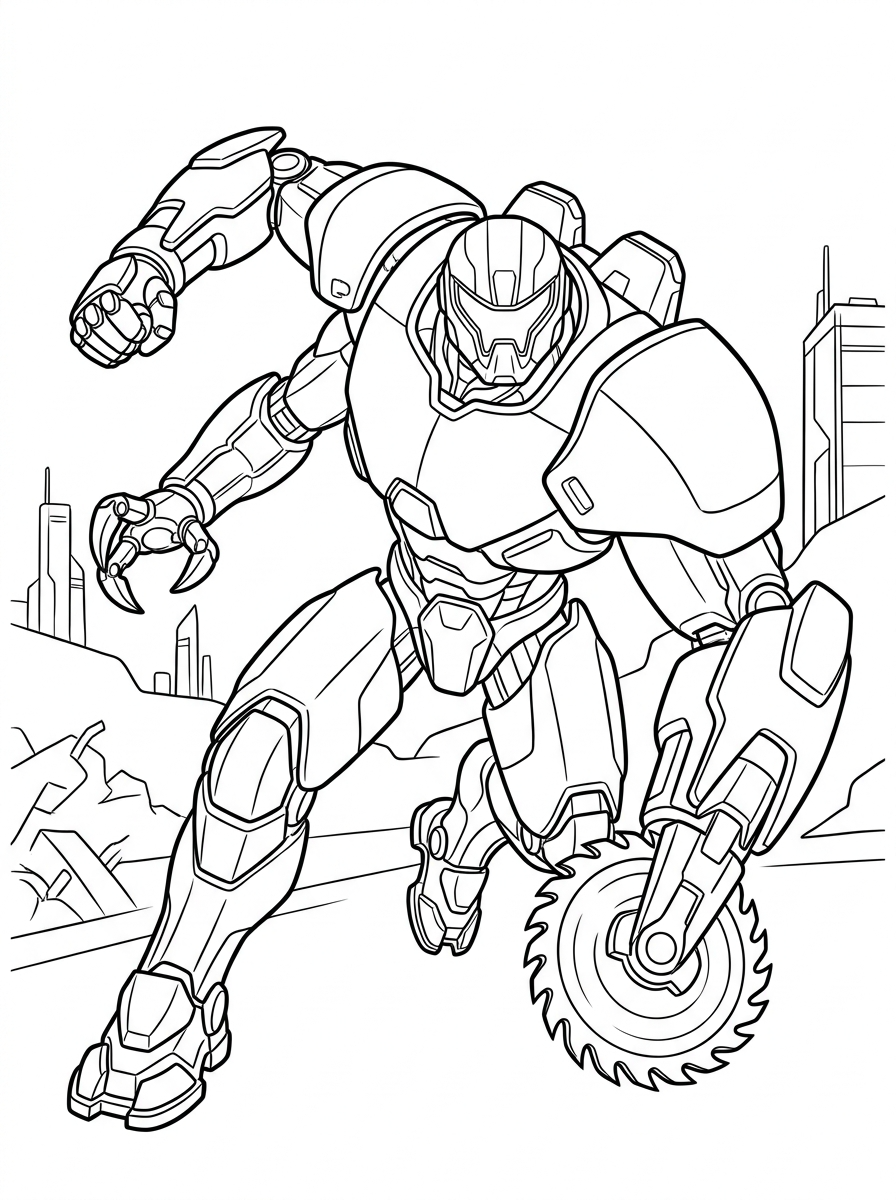 Pacific Rim 20 foto di Pacific Rim da colorare