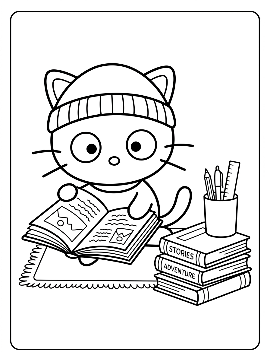disegni da colorare per bambini pdf Chococat