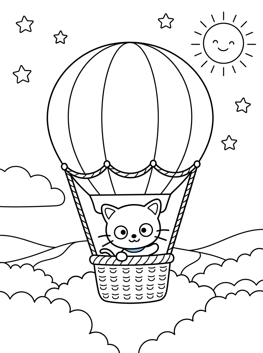 disegni da stampare e colorare Chococat