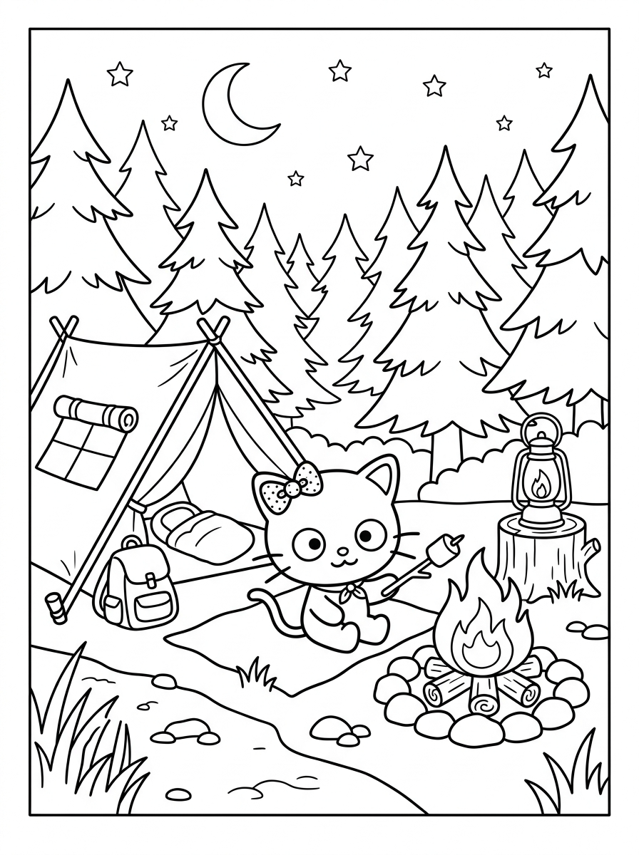 disegni Chococat da colorare e stampare
