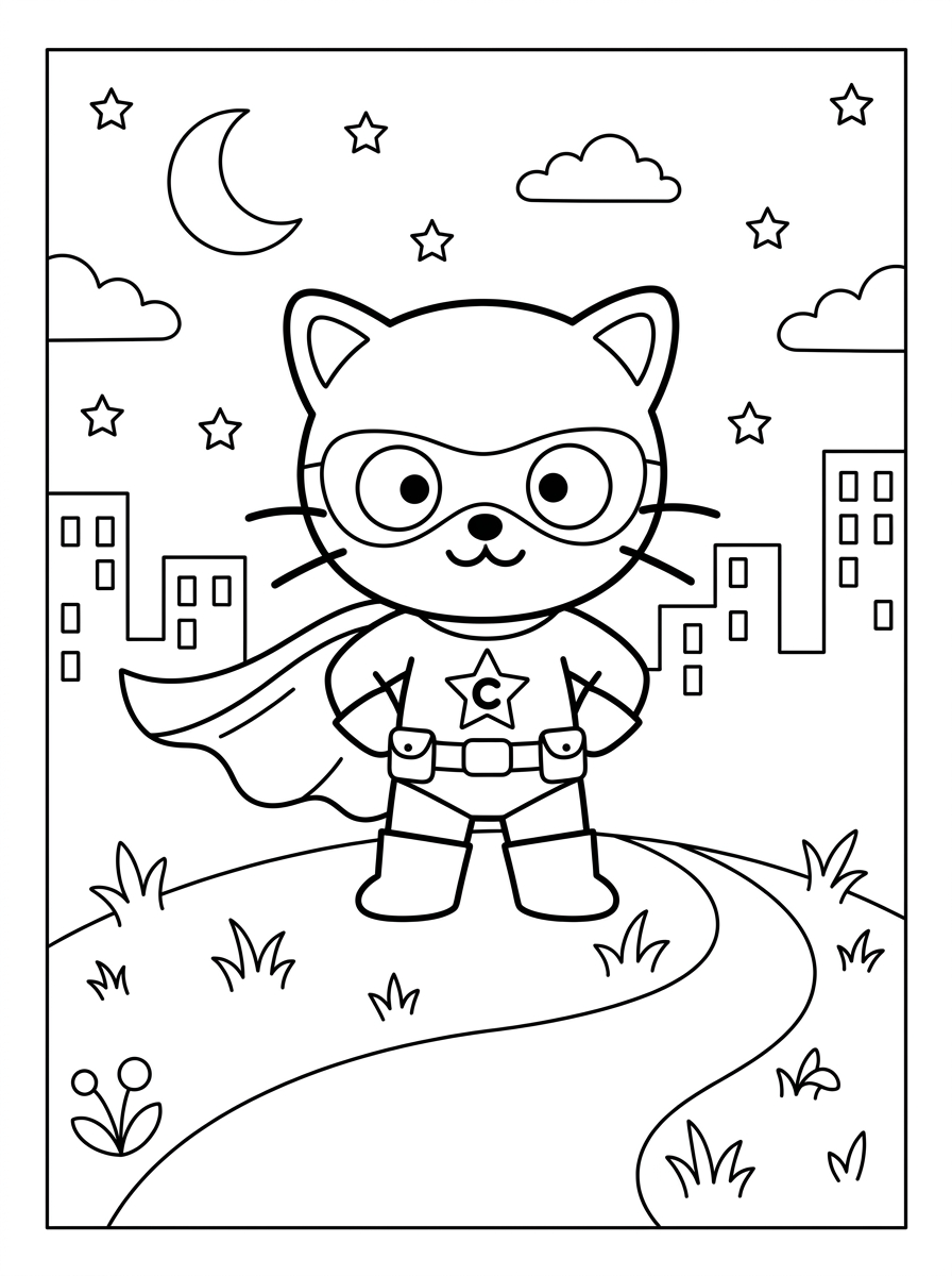 pdf stampare Chococat da colorare