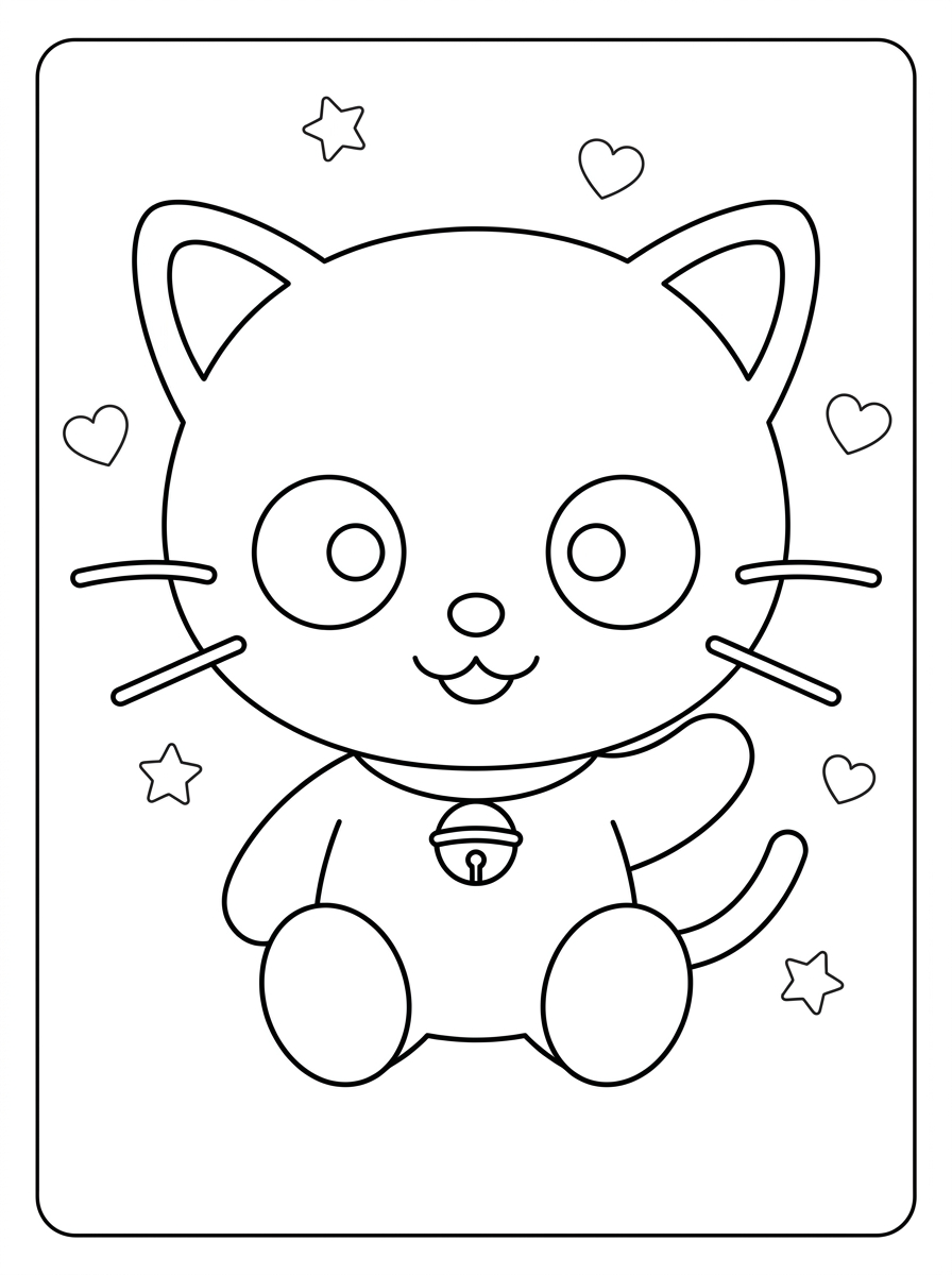 disegno Chococat da colorare per bambini