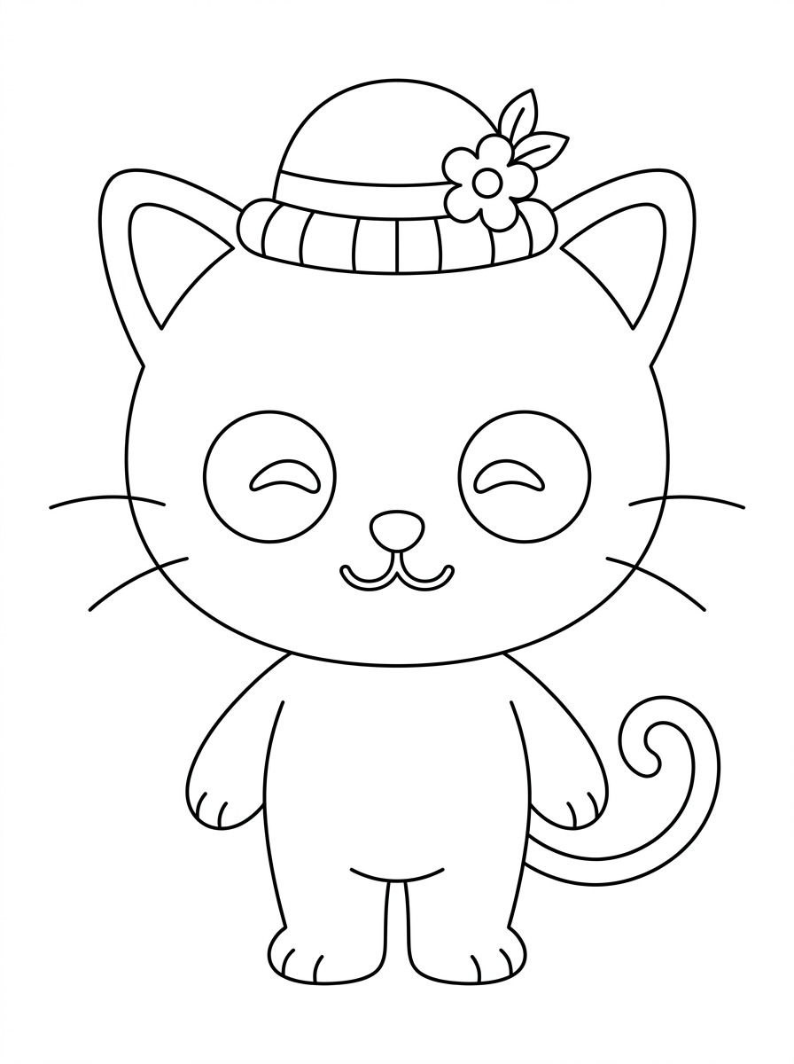 Chococat disegno da colorare