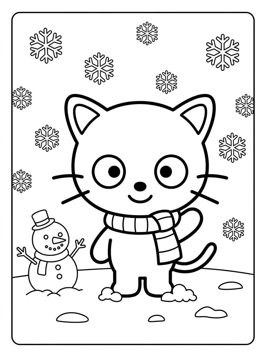 disegni di Chococat da colorare e stampare gratis