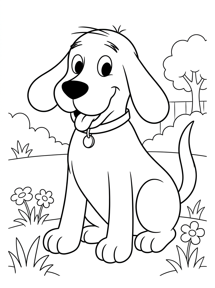 Clifford 21 Clifford da colorare e stampare pdf