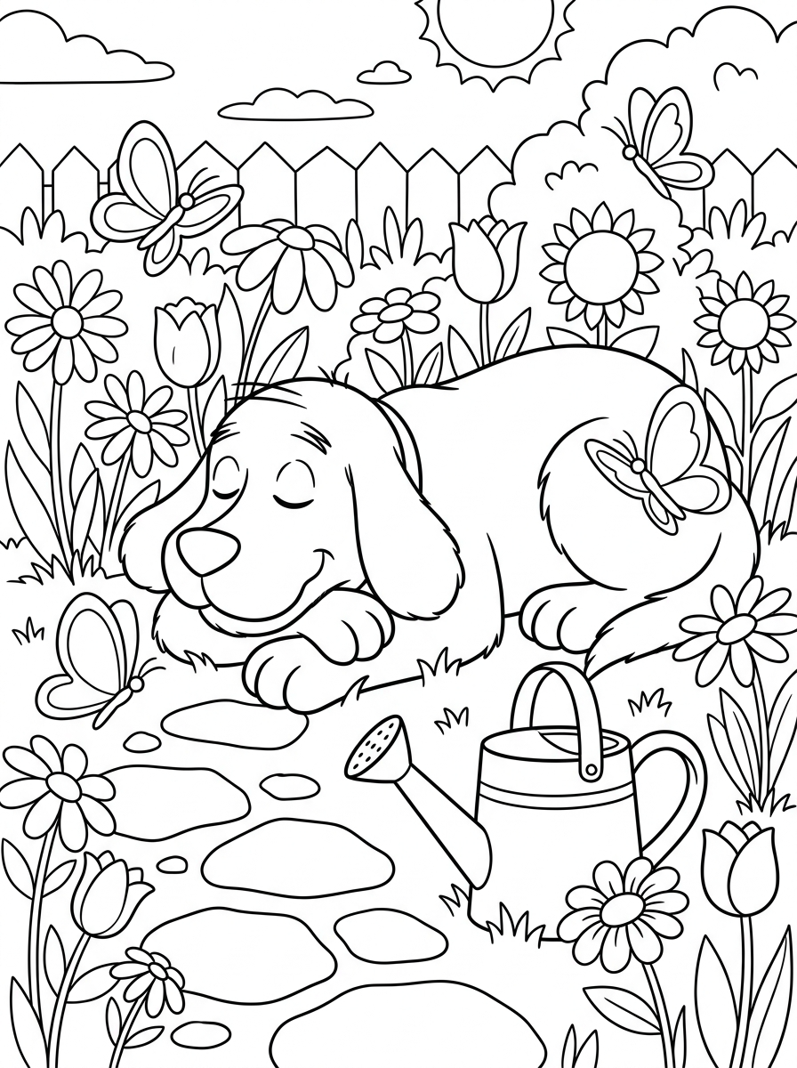 Clifford 12 Clifford da colorare e stampare