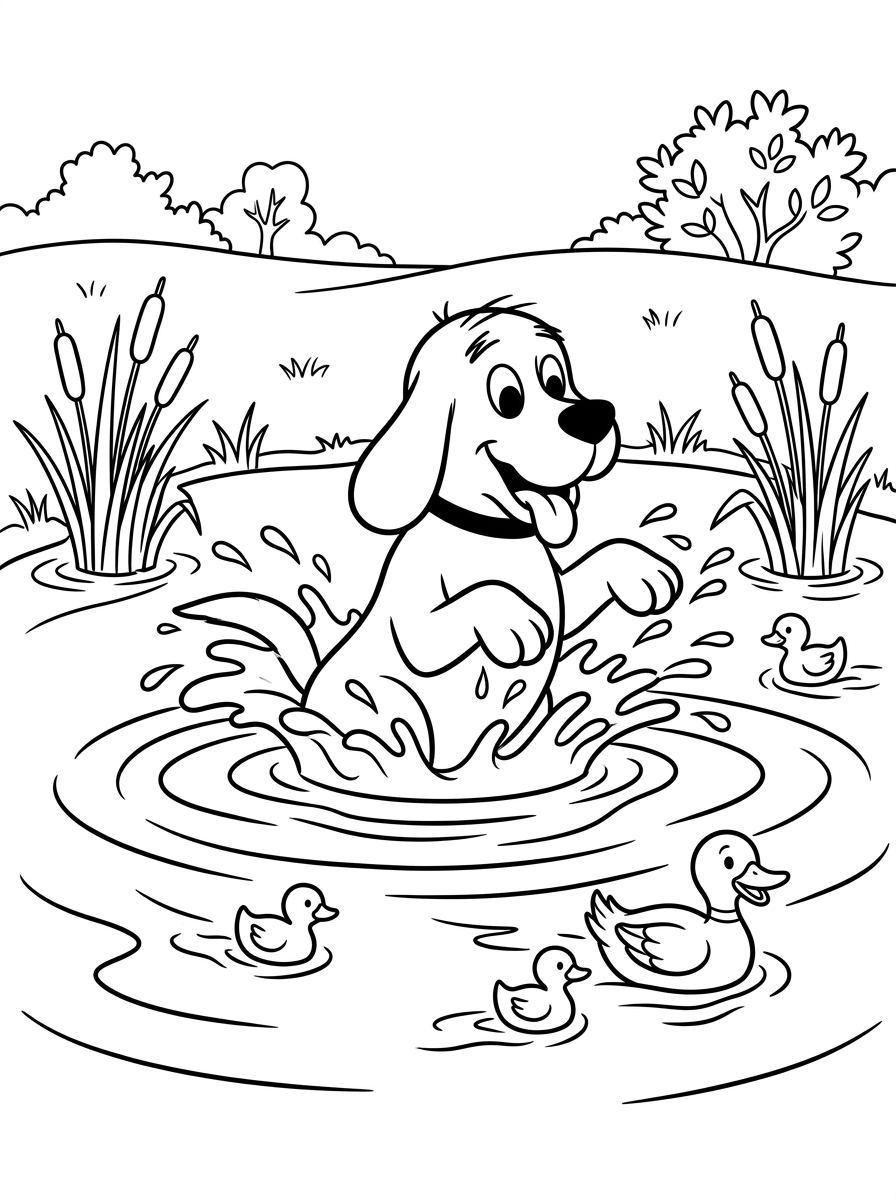 Clifford 7 disegni da colorare Clifford