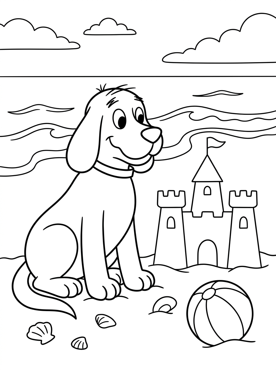 Clifford 5 disegni Clifford da colorare pdf