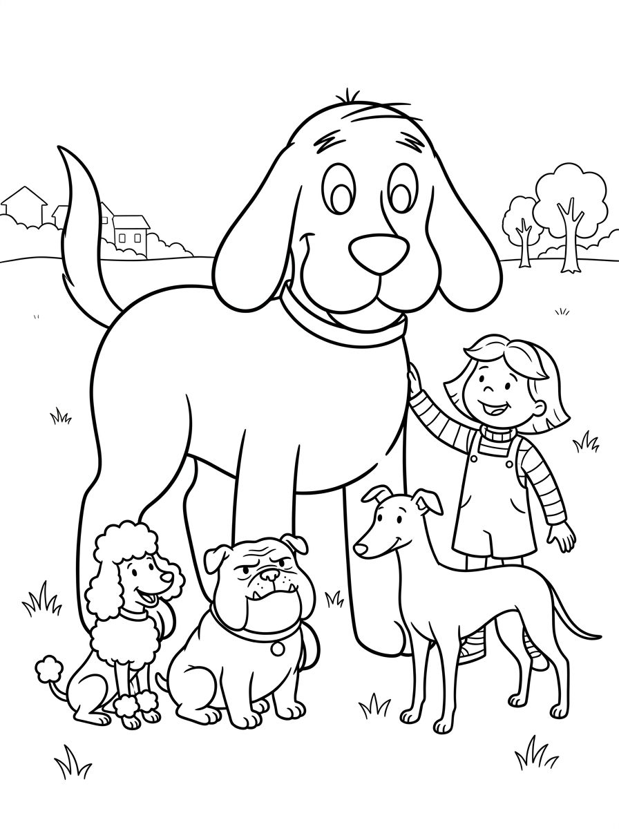 Clifford 20 disegni Clifford da colorare gratis