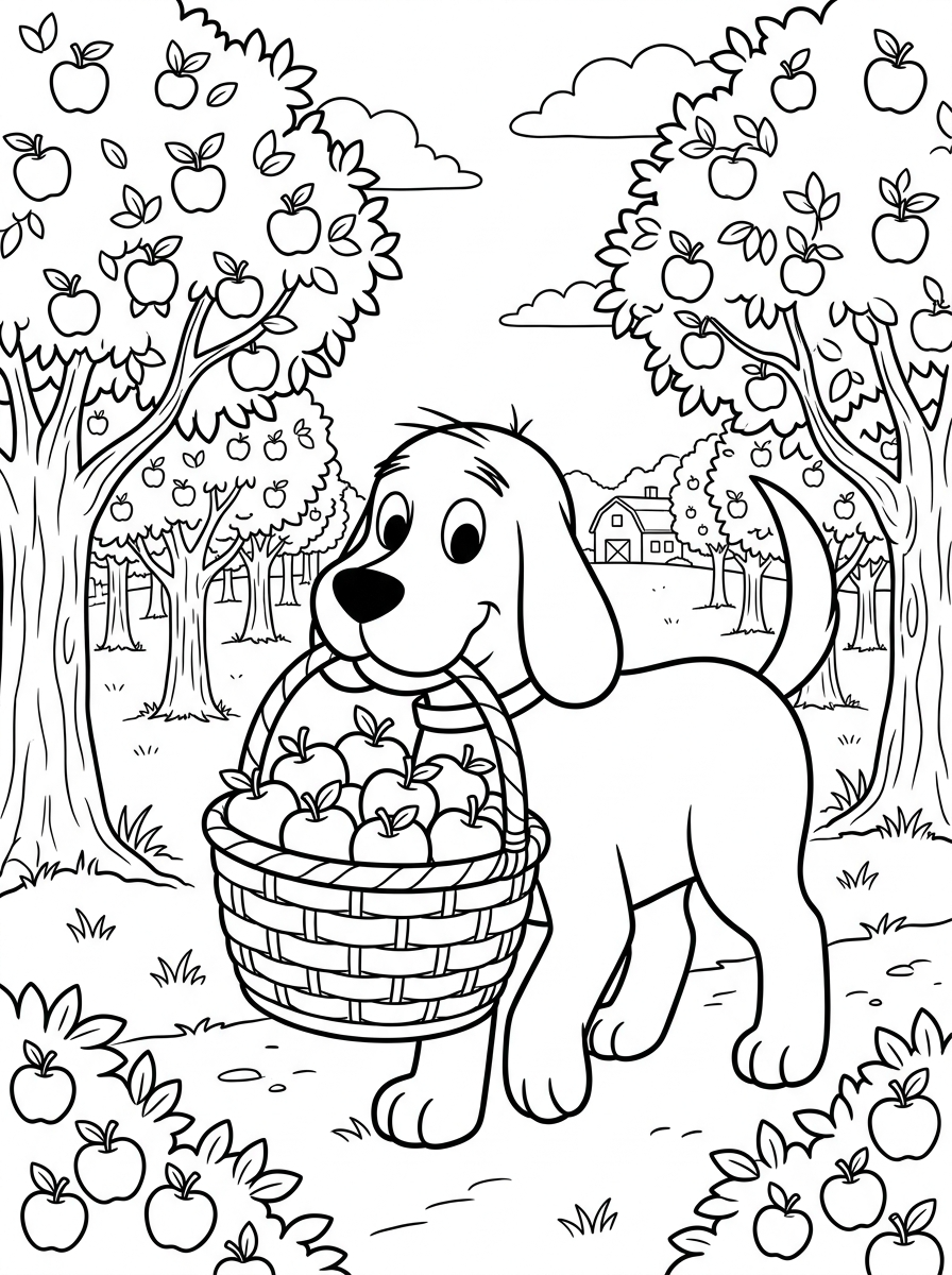 Clifford 18 immagine da colorare Clifford