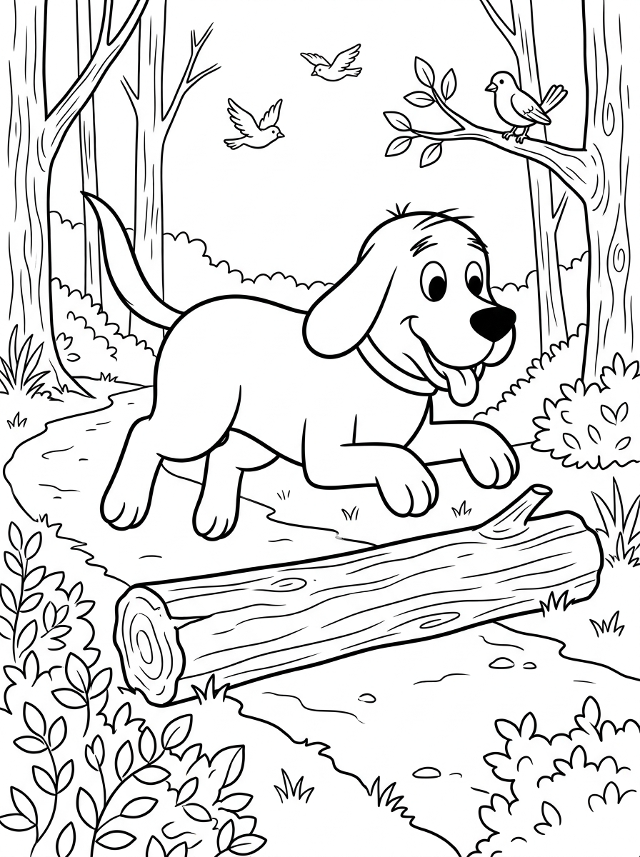 Clifford 16 immagine Clifford da colorare