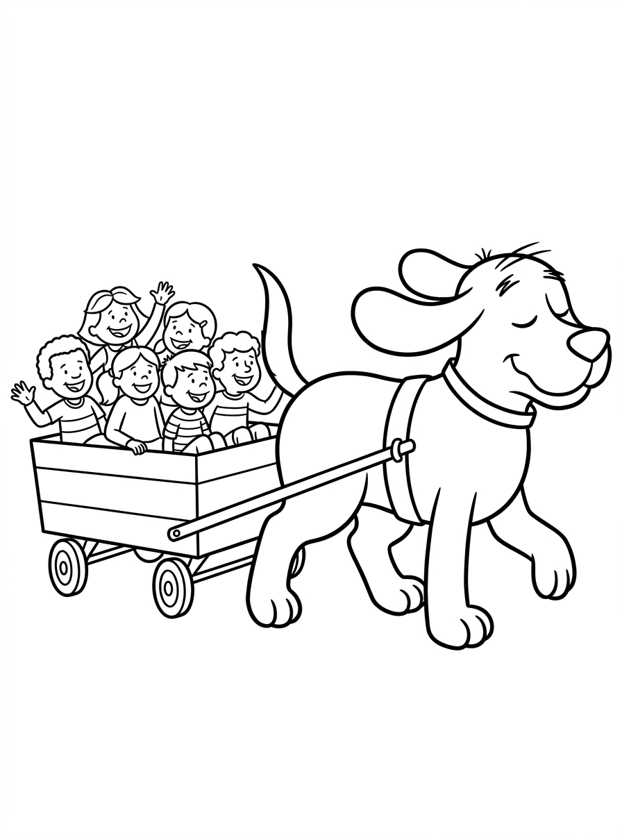 Clifford 13 disegni Clifford da colorare