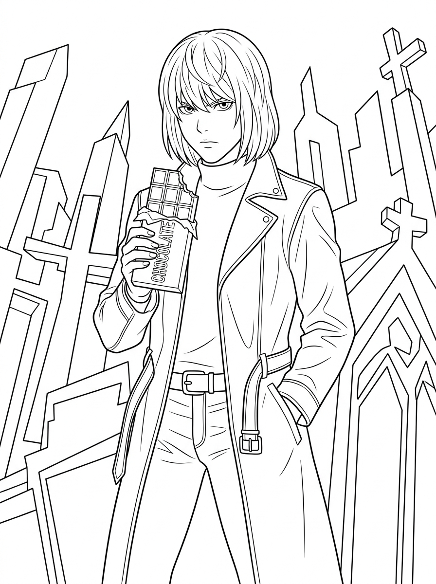 Death Note da colorare e stampare