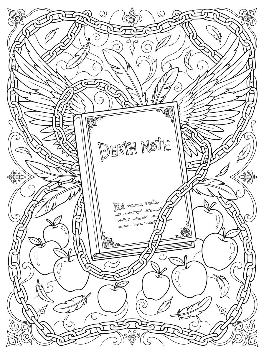 disegni di Death Note da colorare per bambini