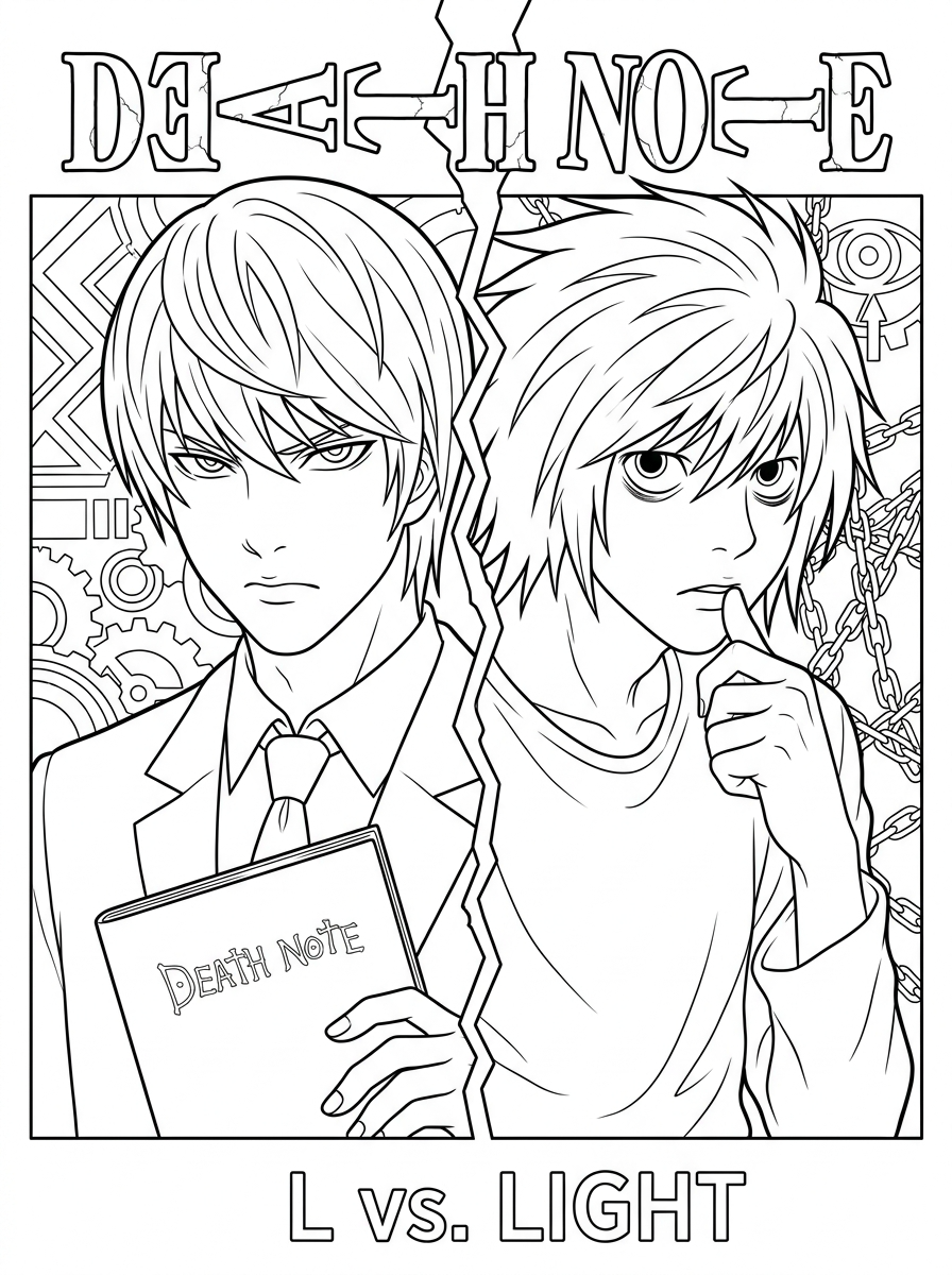 disegni Death Note da colorare gratis