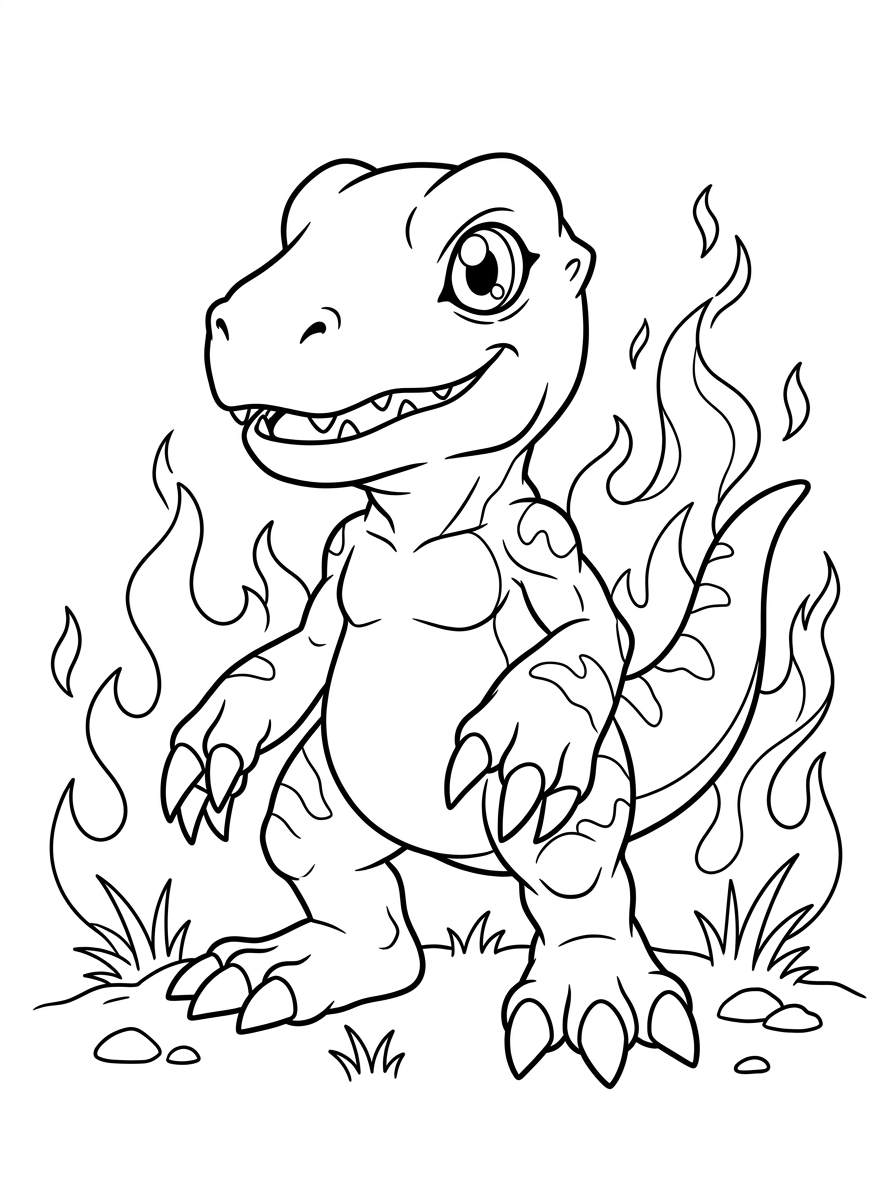 disegni di Digimon da colorare per bambini