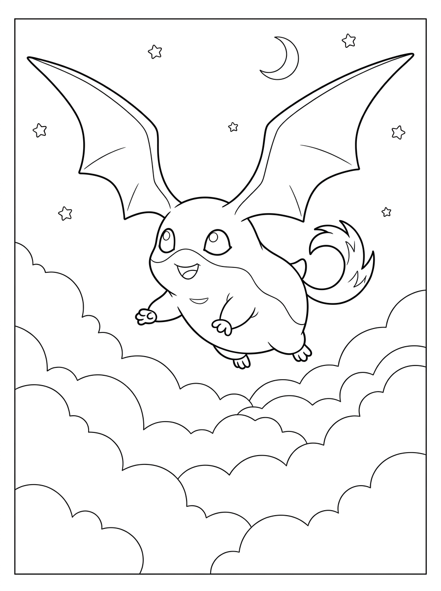 disegno Digimon da colorare 1