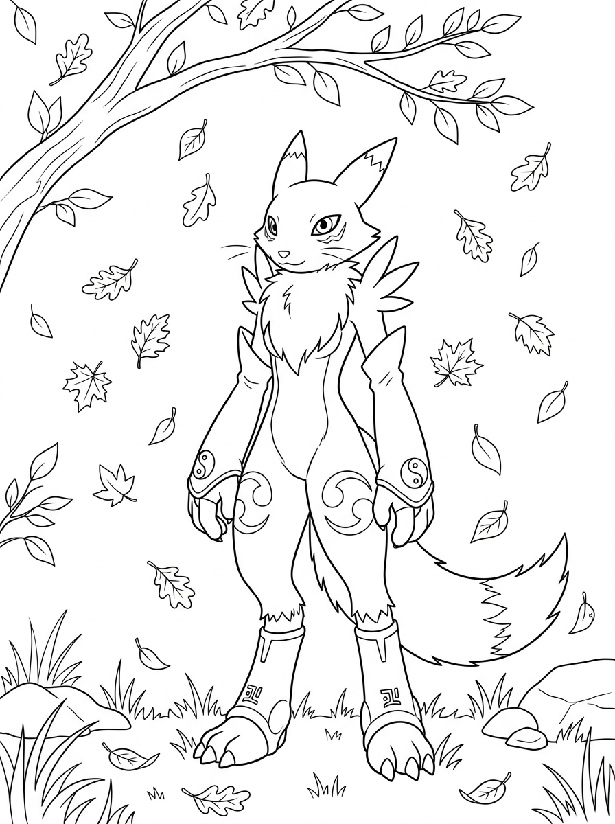Digimon da colorare per bambini