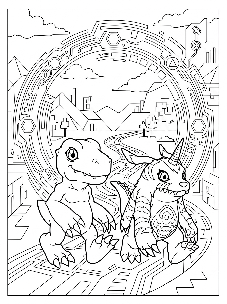 disegni di Digimon da colorare