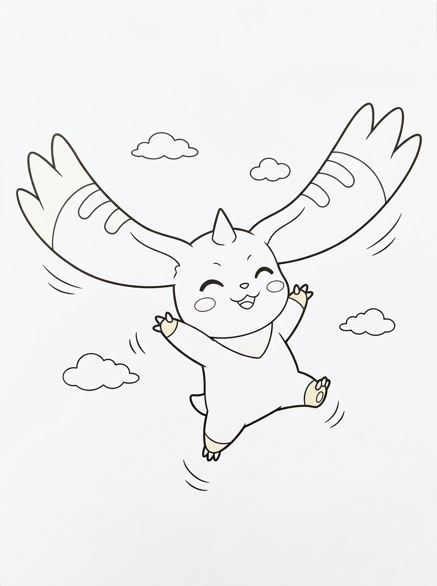disegno Digimon da colorare