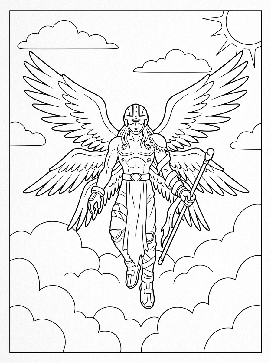 disegni da colorare Digimon