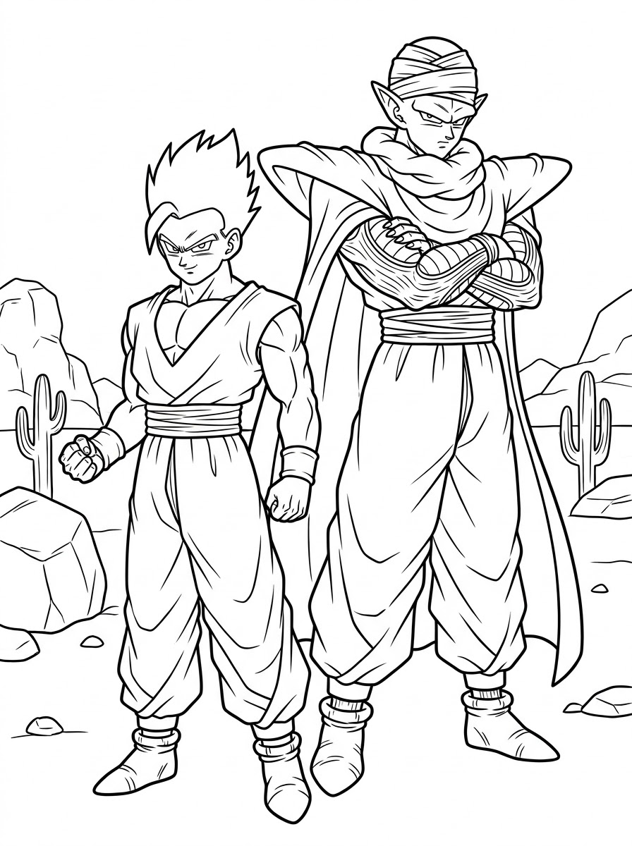 Gohan 20 disegni di Gohan da colorare e stampare gratis 1