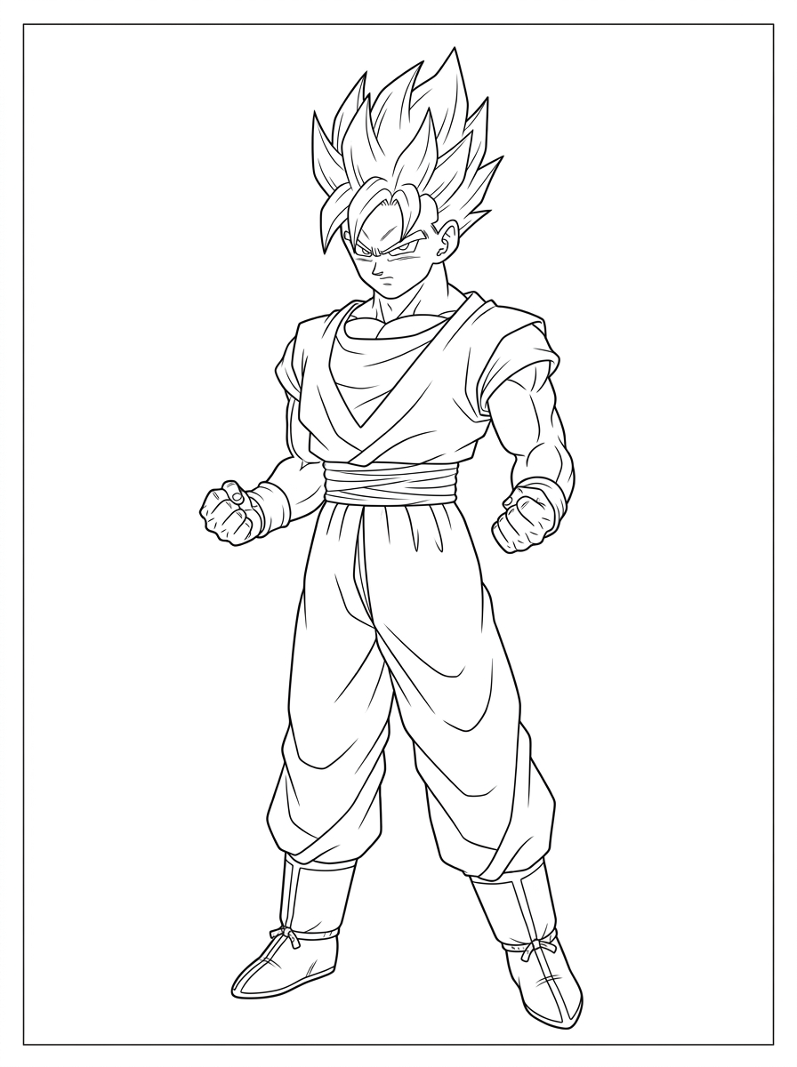 Gohan 17 Gohan da colorare e stampare pdf