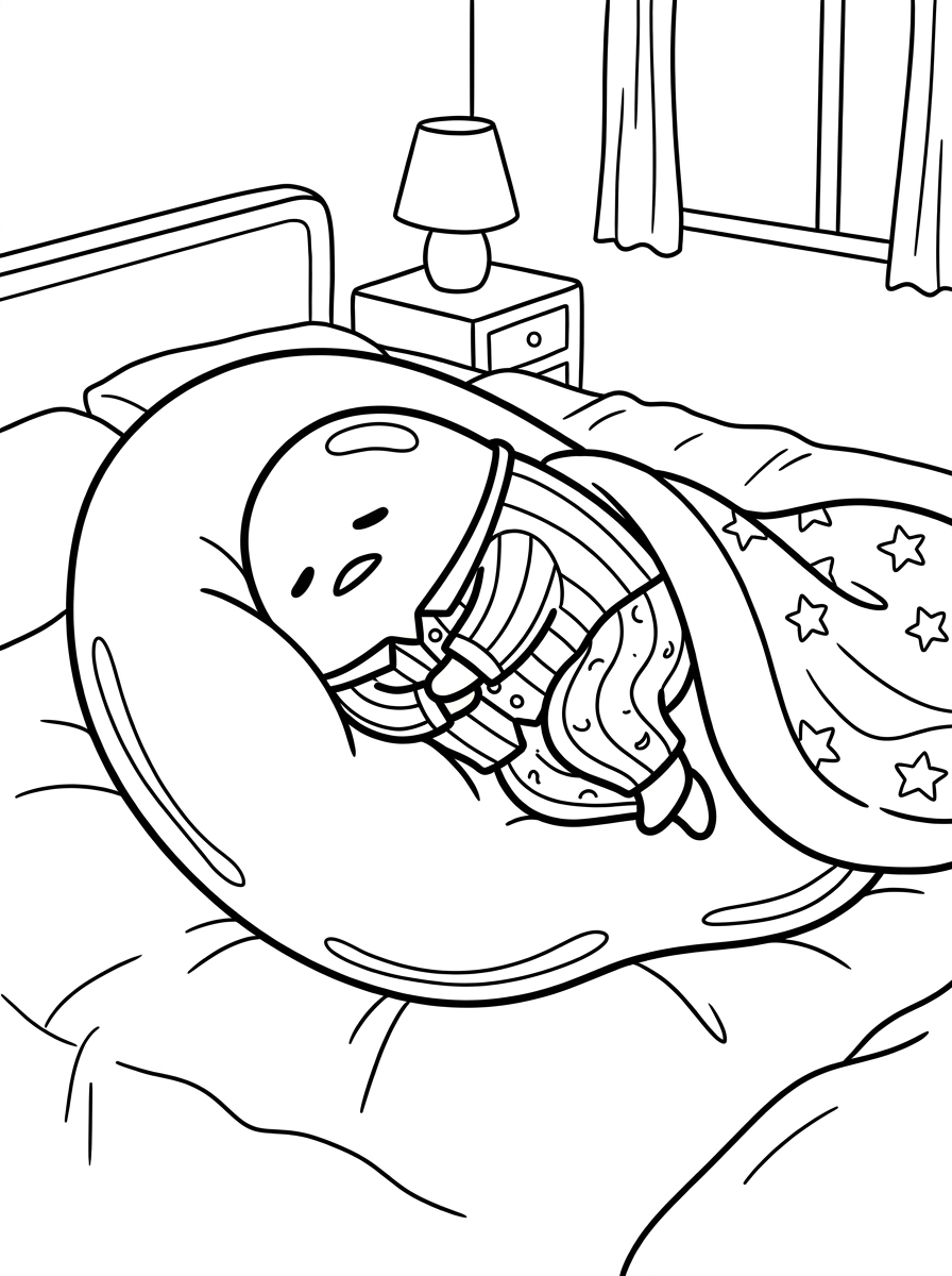 disegni di Gudetama da colorare