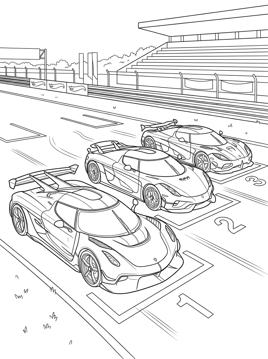 immagini da colorare di Koenigsegg 1