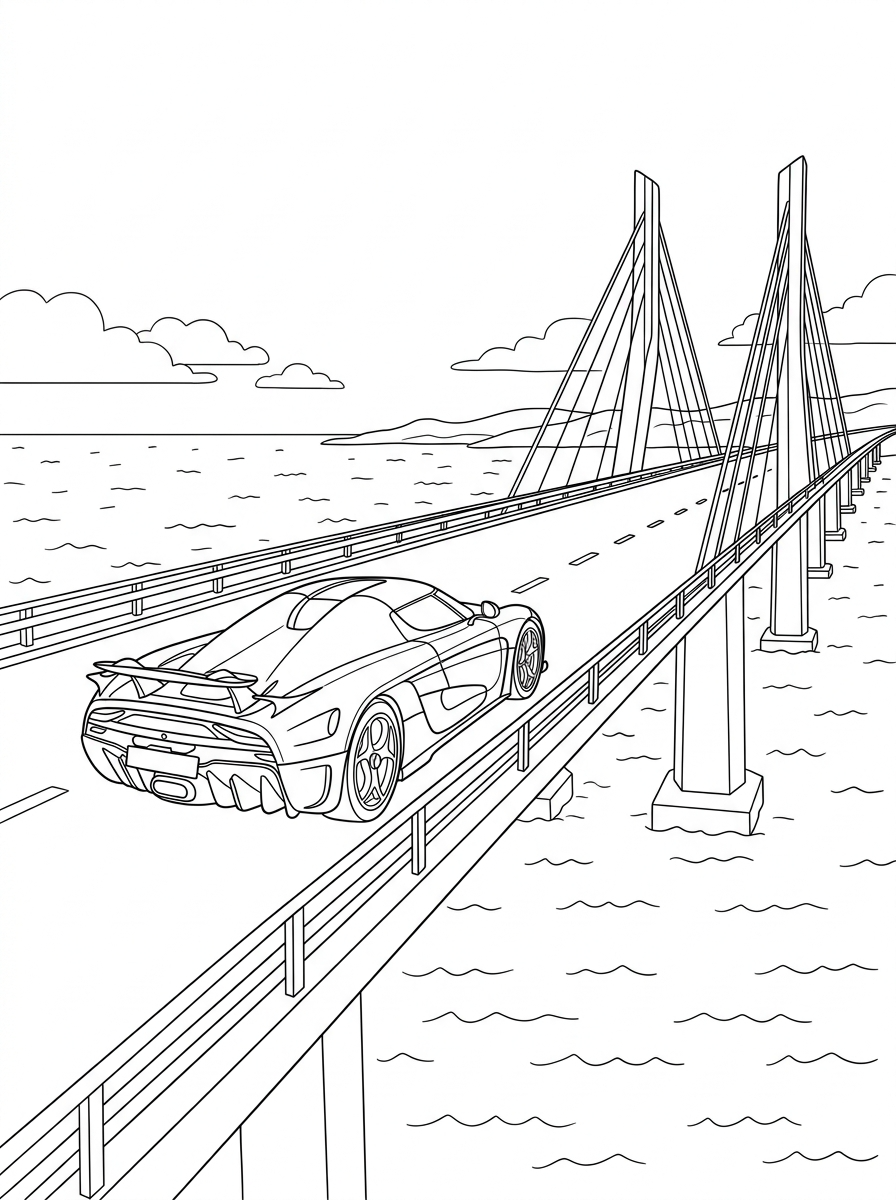 immagini da colorare di Koenigsegg