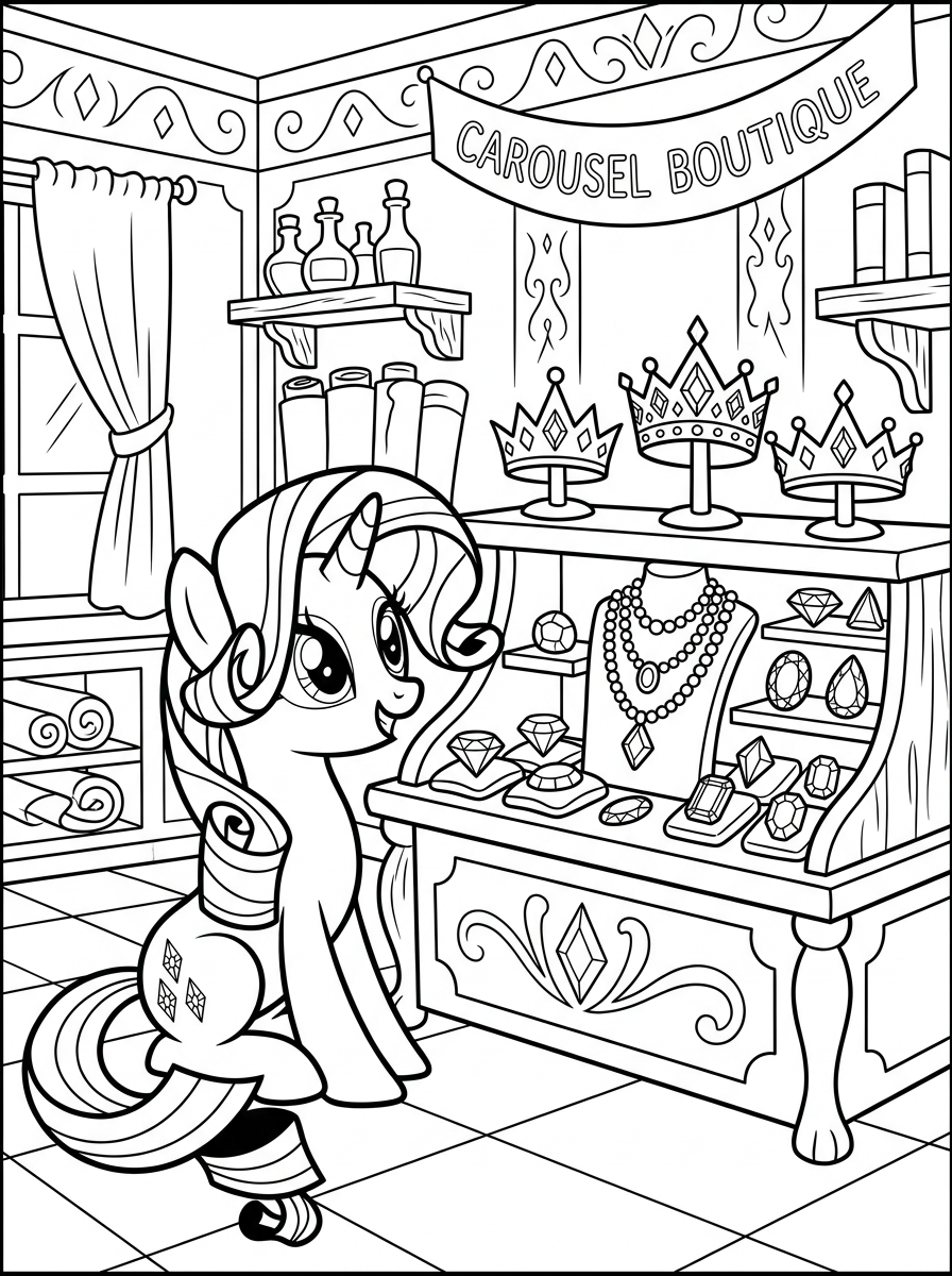 Rarity 12 disegni Rarity da colorare e stampare 1