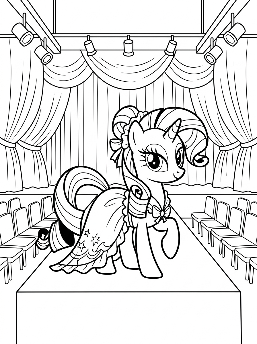 Rarity 2 pdf stampare Rarity da colorare