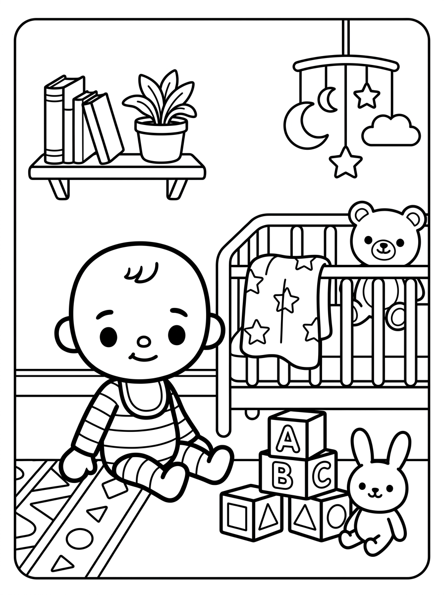 disegni di Toca Boca da colorare per bambini 1