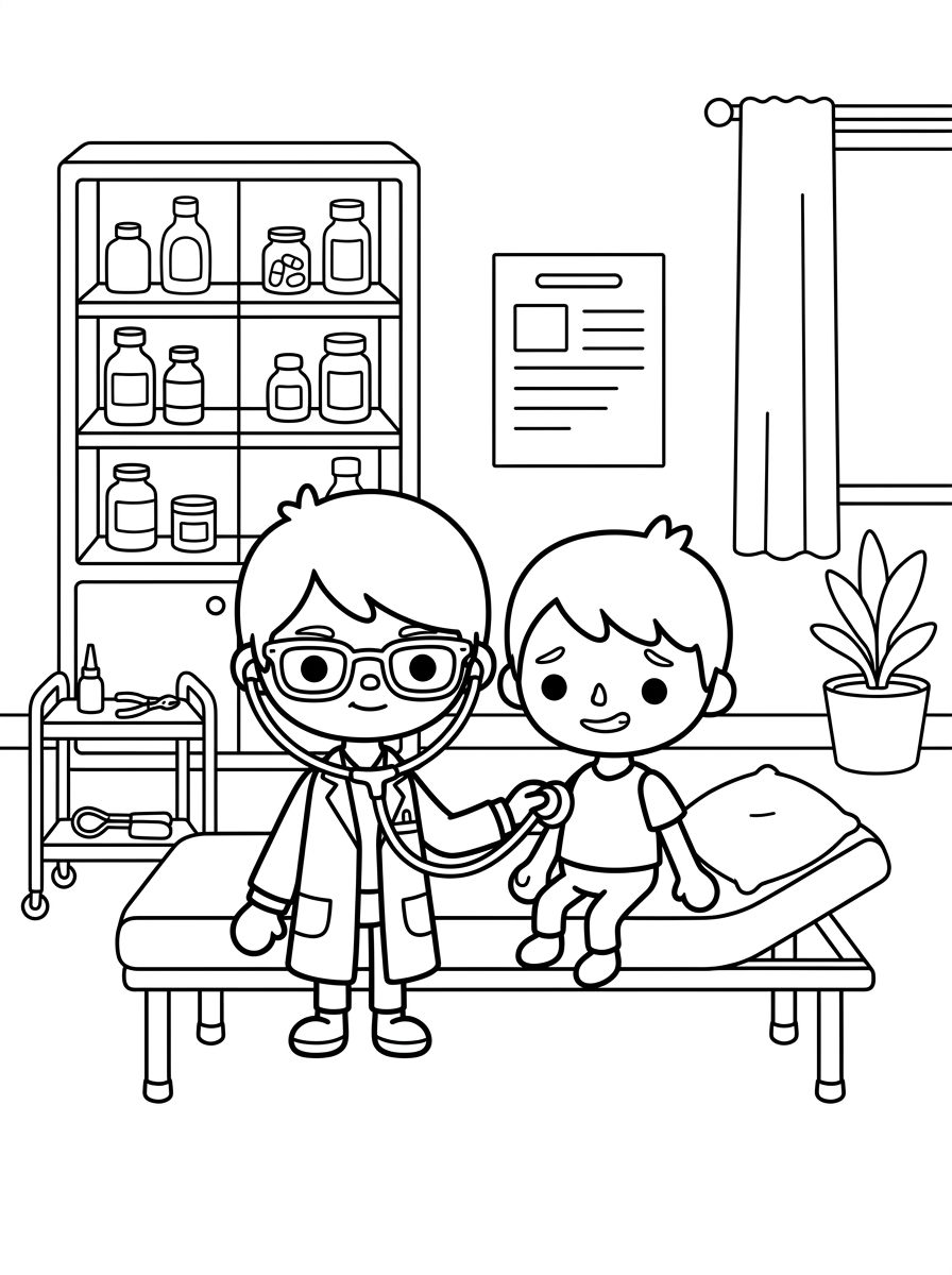 disegni Toca Boca da colorare e stampare