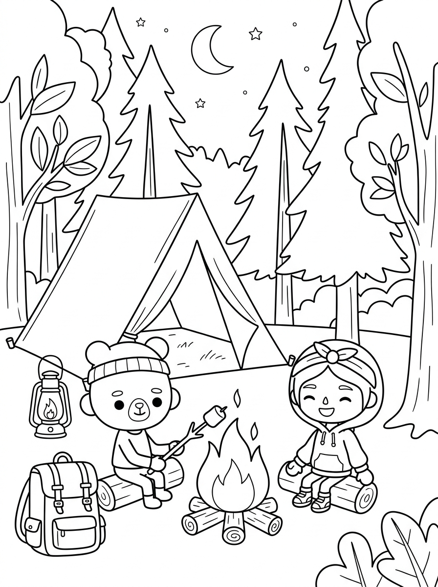 disegno Toca Boca da colorare per bambini 1