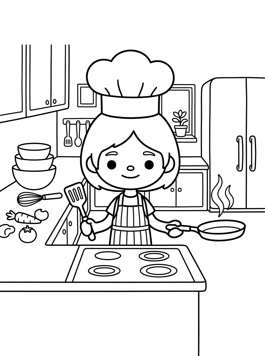 disegni Toca Boca da colorare gratis