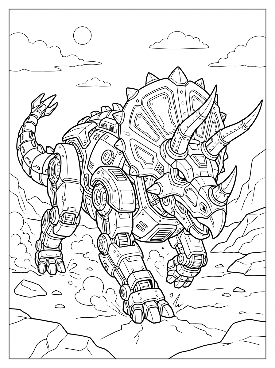 Zoids da colorare per bambini