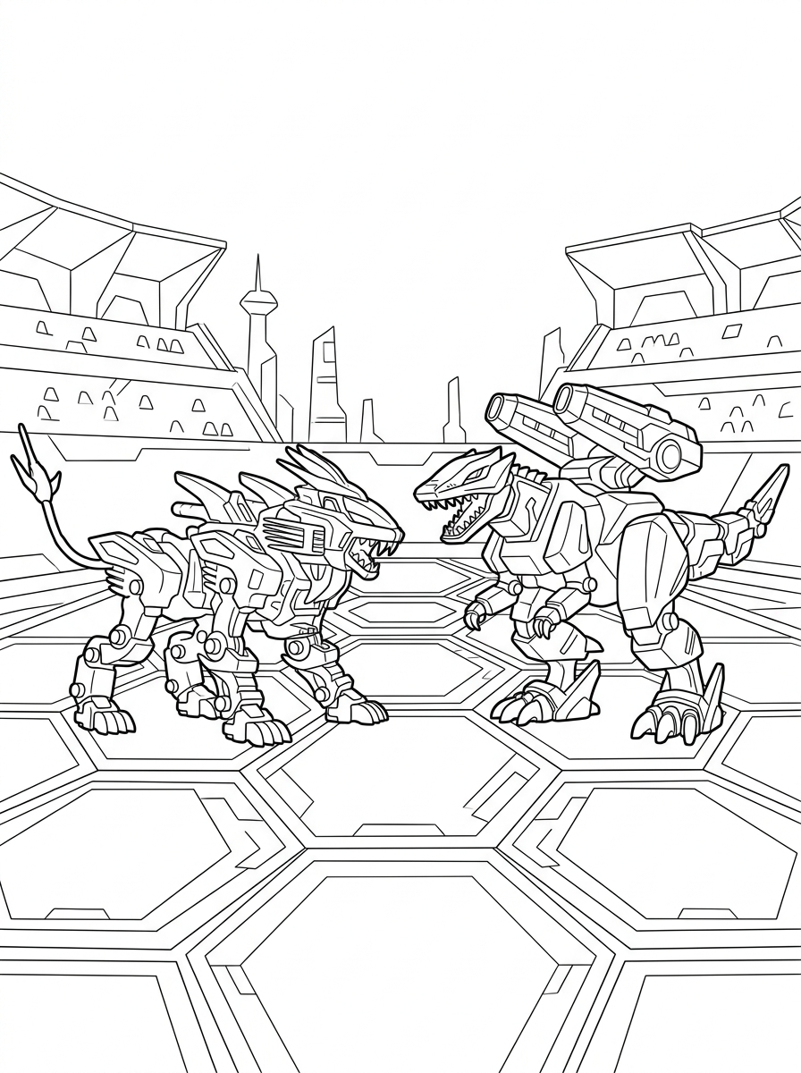 immagini di Zoids da colorare per bambini