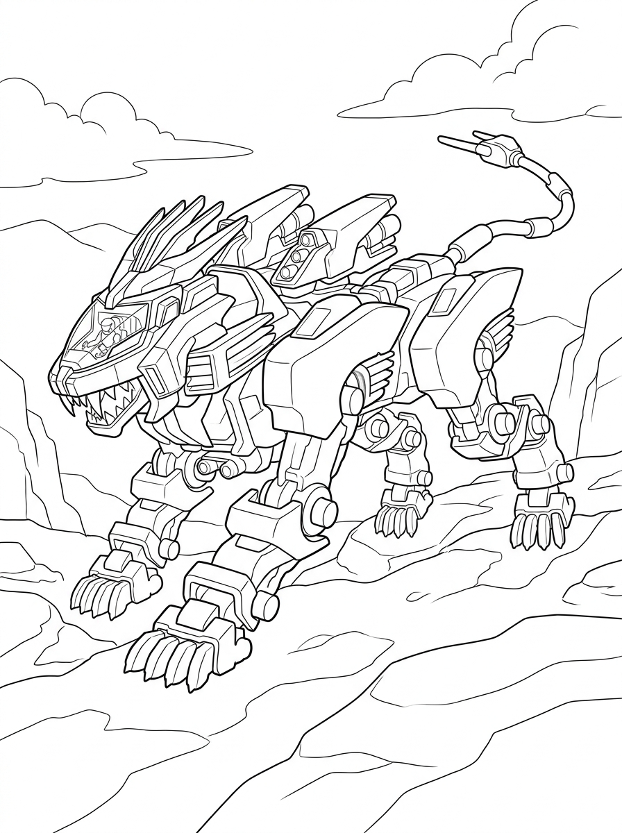 Zoids da colorare pdf