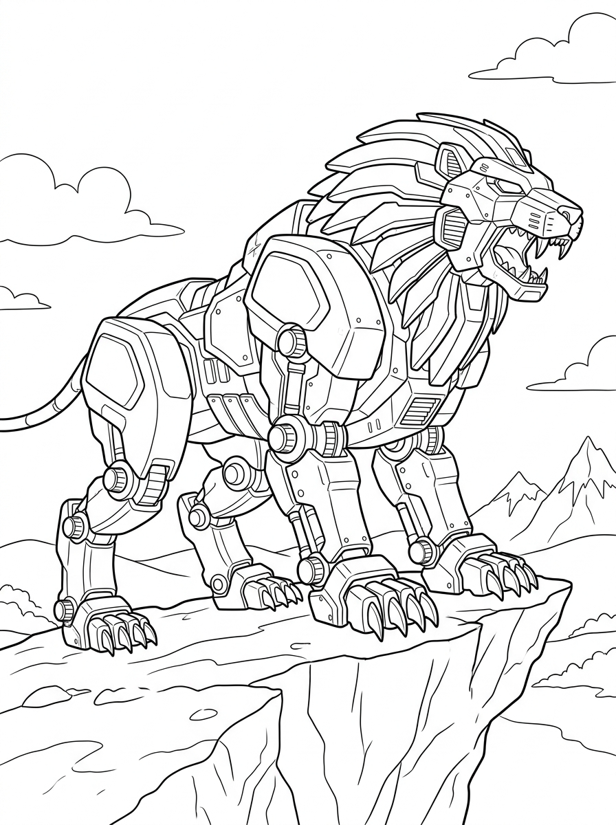 disegni di Zoids da colorare e stampare