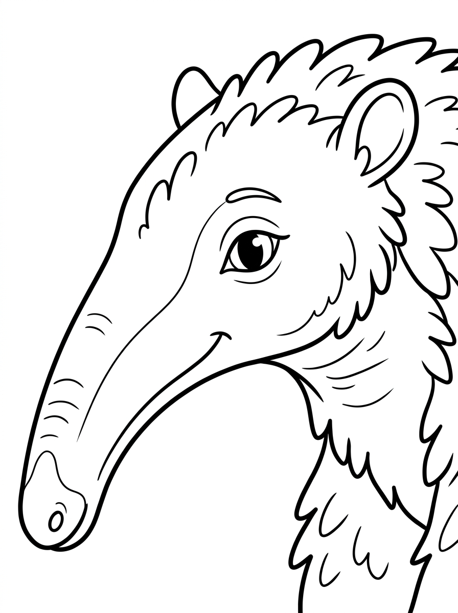 disegni da colorare formichiere per bambini