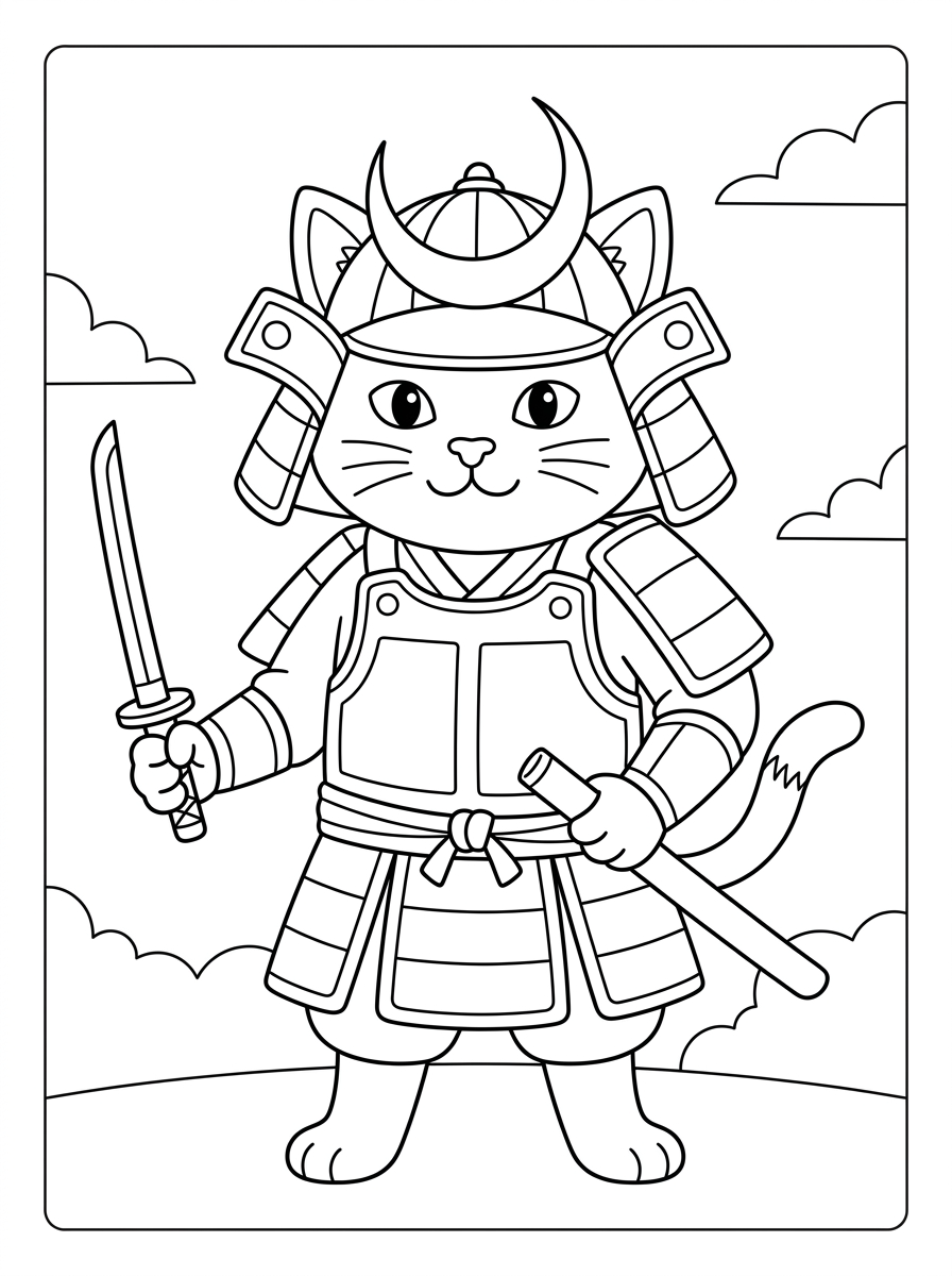 Samurai 21 immagini da colorare di samurai
