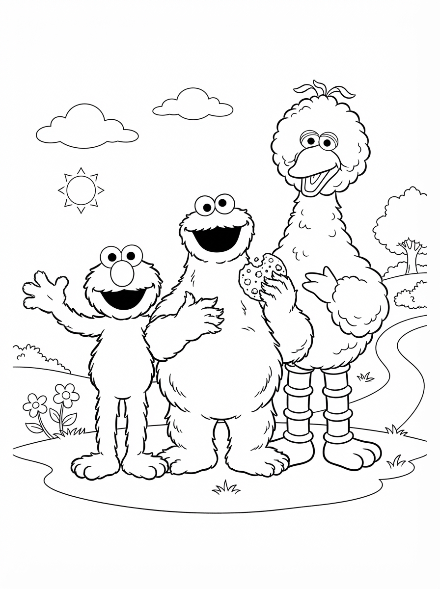 Elmo disegno da colorare 1